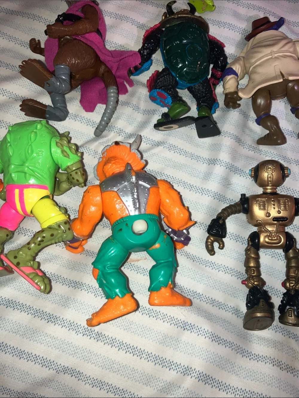 Vintage TMNT 10 pc lot 80s 90s slash bebop Casey jones
